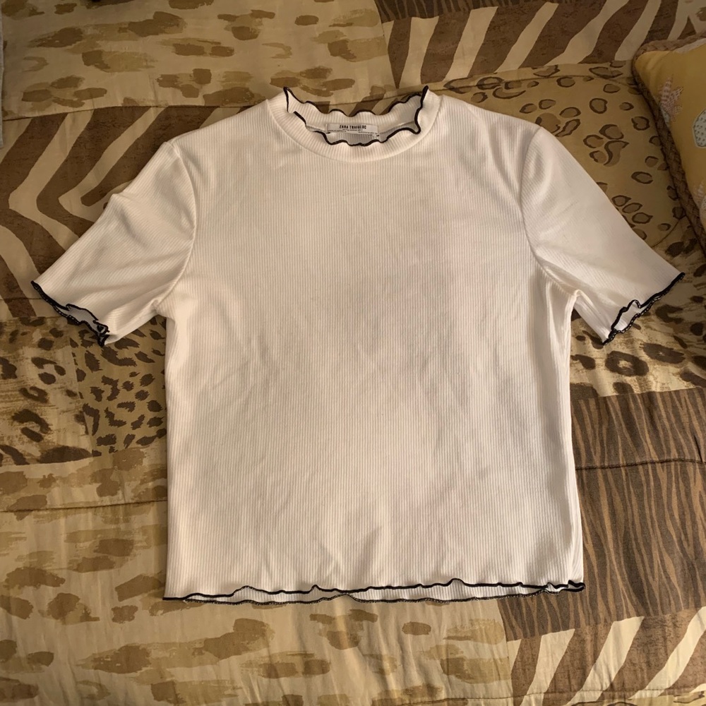 White Zara tshirt